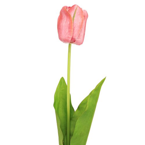Floristik24 Tulipan sztuczny kwiat czerwony, pomarańczowy sztuczny wiosenny kwiat W67cm