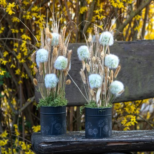 Produkt Doniczka Dandelion Flowerpot Czarna Ø15,5cm H15,5cm