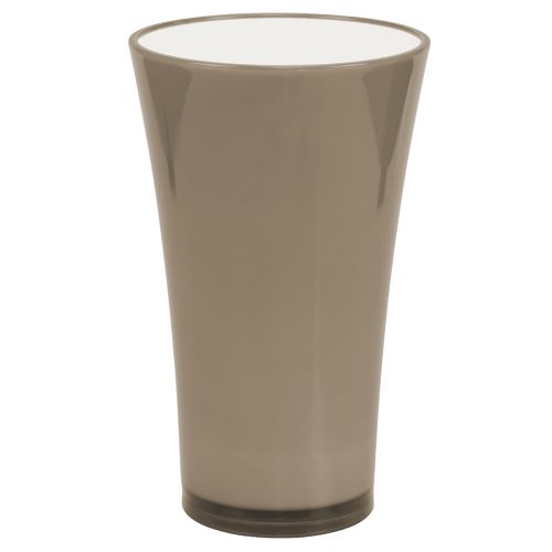 Wazon &quot;Fizzy&quot; Ø13,5cm H20cm platynowoszary 1 szt