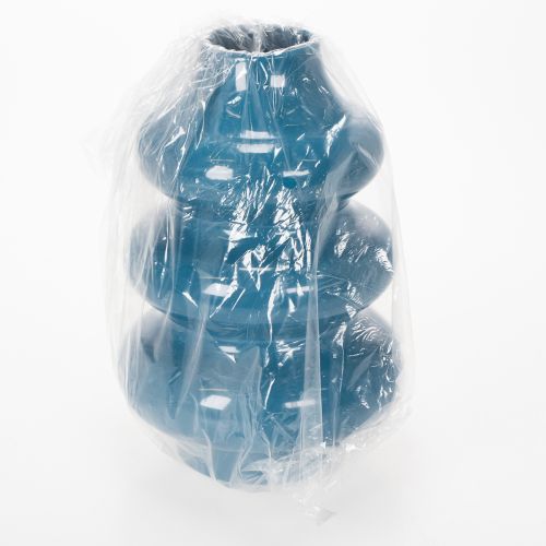 Produkt Wazon, dodatek do domu o falistej powierzchni, nadający nowoczesny klimat, 23 cm