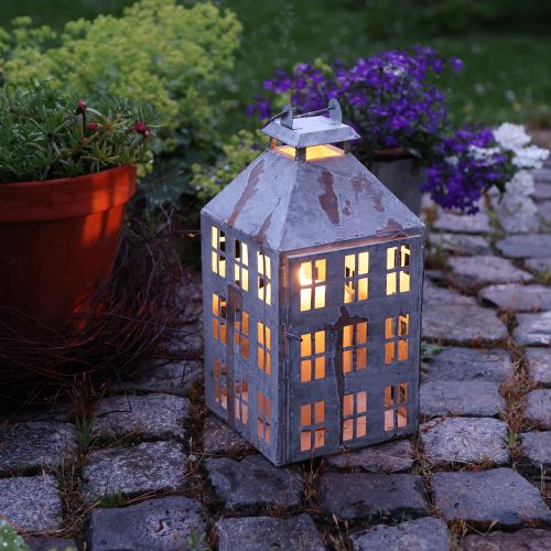 Produkt Vintage dekoracyjna latarnia metalowa latarnia Shabby Chic H35cm