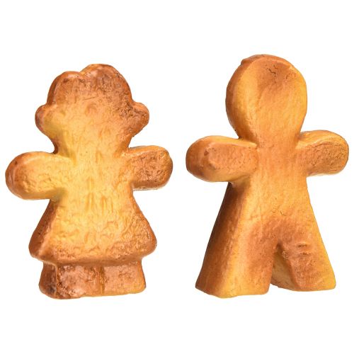 Produkt Dekoracja świąteczna ceramiczne pierniki kobieta i mężczyzna 7cm 6szt