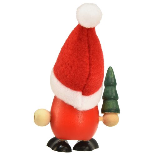 Produkt Ozdoba bożonarodzeniowa krasnale gnomy drewno czerwono-zielone wys. 10,5/12cm 6 sztuk