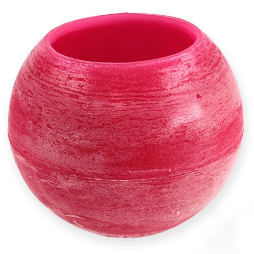 Floristik24 Lampion Kula woskowa Ø 20cm Różowy