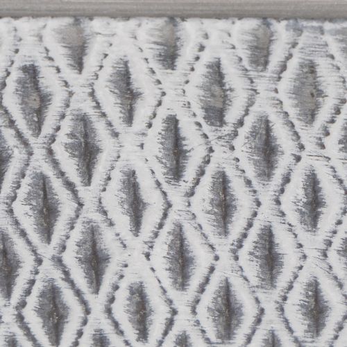 Miska cynkowa z wzorem diamentowym, 26 cm x 15,5 cm | Floristik24.pl