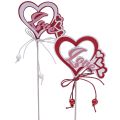 Floristik24 Wtyczka kwiatowa wtyk deco &quot;Love&quot; Walentynki 25,5cm 16szt