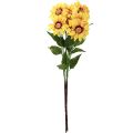 Floristik24 Sztuczne Słoneczniki Kwiaty Dekoracyjne Żółte 79cm 3szt