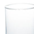 Floristik24 Wysoki szklany wazon stożkowy wazon szklany 30cm Ø10,5cm