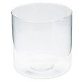 Floristik24 Szklany wazon szklany cylinder wazon na kwiaty dekoracja szklana wys. 15 cm Ø15 cm