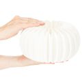 Obrączka papierowa w kształcie plastra miodu, dynia, okrągła, duża, do suszonych kwiatów i jesiennych dekoracji, 24 cm, 4 szt. | Floristik24.pl