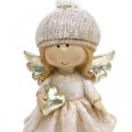 Floristik24 Dekoracja adwentowa Anioł bożonarodzeniowy, figura serca anioła H16.5cm 2szt