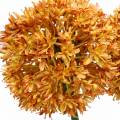 Floristik24 Allium ozdobne sztuczne pomarańczowe 70cm 3szt.
