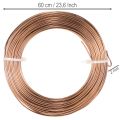 Drut aluminiowy 2mm do florystyki i rękodzieła 60m 500g | Floristik24.pl