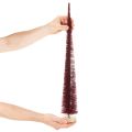 Choinka dekoracyjna, smukła figurka choinki na drewnianej podstawie, 60cm | Floristik24.pl