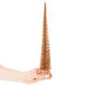 Sztuczna ozdoba choinkowa, smukła, na drewnianej podstawie, 40 cm, 3 sztuki | Floristik24.pl