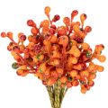 Floristik24 Pęczek pomarańczowych jagód, 20 cm długości