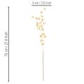 Sztuczna dekoracja z gałązek jagód, złota, 70cm, 3 sztuki | Floristik24.pl