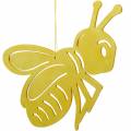 Floristik24 Figurka drewniana pszczoła, dekoracja wiosenna, pszczoła miodna do zawieszenia, dekoracja owad 6szt.