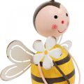 Floristik24 Deco pszczoła z kwiatkiem deco figura dekoracja letnia wys.21cm 2szt