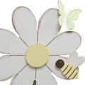 Floristik24 Ozdoba kwiatowa z pszczołą, drewniana ozdoba na wiosnę W56cm