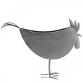 Doniczka kurczak metalowy ptak cynk metalowa dekoracja 51×16×37cm