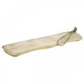 Floristik24 Drewniana taca, taca ze sznurkiem, naturalne drewno myte na biało, shabby chic dł.60cm