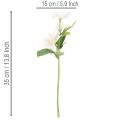 Sztuczny bukiet róż świątecznych, bukiet świąteczny, 35cm, 6 sztuk | Floristik24.pl