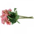 Floristik24 Róża bożonarodzeniowa, róża wielkopostna, ciemiernik, sztuczne rośliny różowe L34cm 4szt