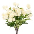 Floristik24 Sztuczny kwiat chryzantemy, kremowobiały bukiet, gałązka ozdobna, duży 56 cm, 4 sztuki