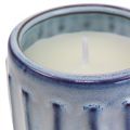 Floristik24 Citronella świeca w doniczce świeca zapachowa cytryna Ø10,5cm W8cm