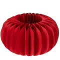 Floristik24 Dekoracja papierowa plaster miodu dynia okrągła nowoczesna dekoracja stołu 24cm 4 szt.