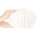 Bombka dekoracyjna papierowa, nowoczesna dekoracja dyniowa, papier o strukturze plastra miodu, 34 cm, 2 sztuki | Floristik24.pl