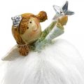 Floristik24 Deco anioł Świąteczny anioł figurka anioła z gwiazdą W12cm 2szt