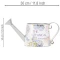 Dekoracyjna konewka hortensja metalowa vintage kwiaty 30x11x14,5 cm | Floristik24.pl