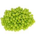 Floristik24 Koraliki dekoracyjne, zielone jabłko, Ø8mm, 250 sztuk