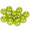 Floristik24 Koraliki ozdobne Ø2cm zielone jabłko 12 szt