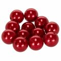 Floristik24 Koraliki ozdobne Ø2cm czerwone 12 szt