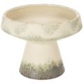 Floristik24 Dekoracyjna miska ceramiczna, kremowo-szaro-zielona, Ø20cm, wys.16cm