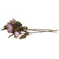 Floristik24 Deco różany bukiet sztuczne kwiaty różany bukiet fioletowy 45cm 3szt
