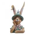 Deco królik popiersie królika dekoracja figura głowa królika 18cm