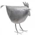 Ozdobny kurczak metalowy ptak ozdobny metalowy cynk 51cm×16cm×36cm