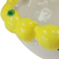 Floristik24 Miska dekoracyjna cytrynowa miska na owoce ceramiczna Ø30cm