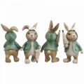 Floristik24 Deco figurki deco królik z parasolką wys.10,5cm 4szt