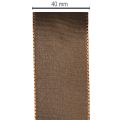 Szeroka wstążka prezentowa z tafty, elegancka i błyszcząca, 40 mm x 50 m | Floristik24.pl