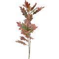 Gałąź dekoracyjna jesienne liście dekoracyjne liście dębu czerwone, zielone 100cm
