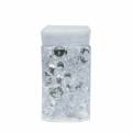 Floristik24 Kamienie dekoracyjne diamentowe akrylowe przezroczyste Ø1,8cm 150g rozproszona dekoracja