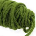 Floristik24 Knot sznurek filcowy sznurek wełniany zielony mech Ø5mm 50m