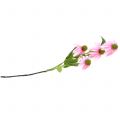 Floristik24 Echinacea kwiat sztuczny jasnoróżowy 90cm