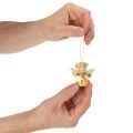 Dekoracyjna zawieszka anioł z gwiazdką do zawieszenia, 5cm, 9 sztuk | Floristik24.pl