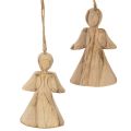Floristik24 Figurka anioła do powieszenia na choinkę, 10cm, 12 szt.